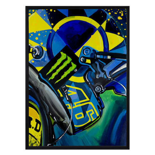 Valentino Rossi - The Helmet Art Collection - 13/36 - canvas (hand-signed and numbered)