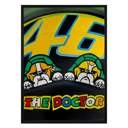 Valentino Rossi - The Helmet Art Collection - 35/36 - canvas (hand-signed and numbered)