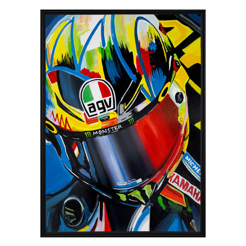 Valentino Rossi - The Helmet Art Collection - 23/36 - canvas (hand-signed and numbered)