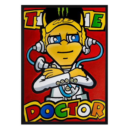 Valentino Rossi - The Helmet Art Collection - 5/36 - canvas (hand-signed and numbered)