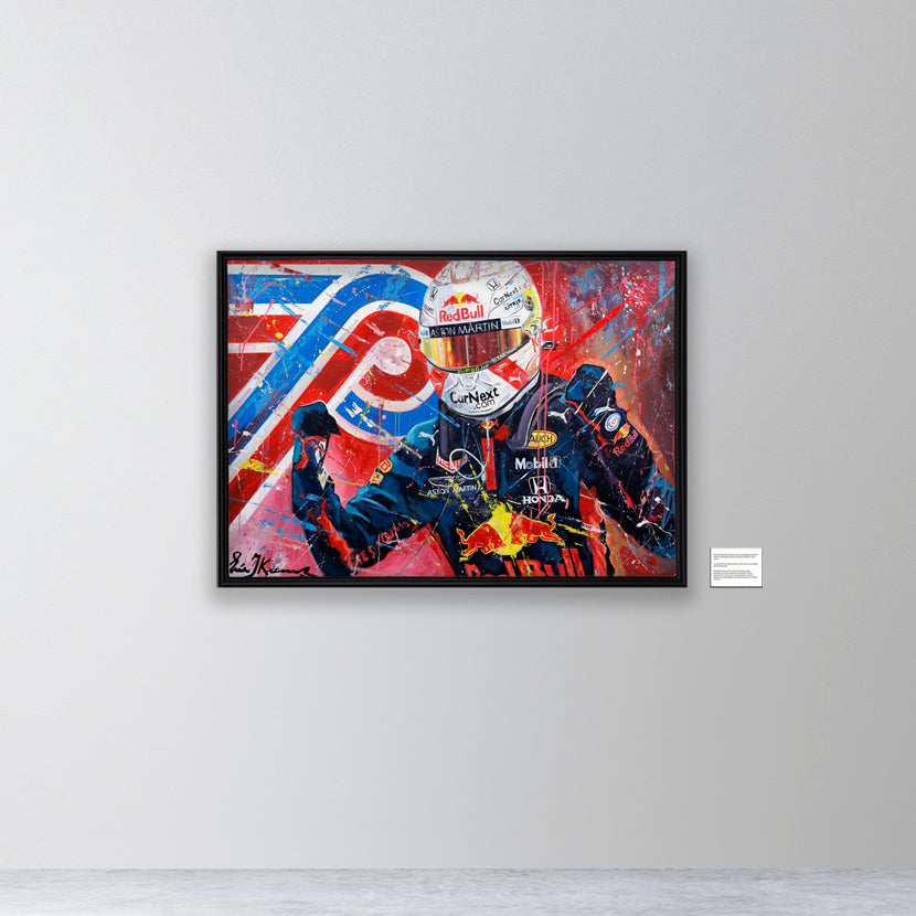 Max Verstappen - The Champion - canvas print