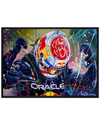 Max Verstappen - Mad Max - canvas print