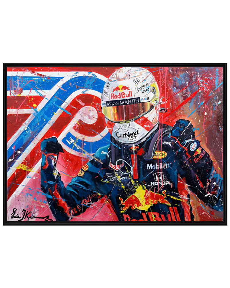 Max Verstappen - The Champion - canvas print